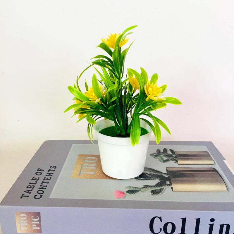 Fleurs de lotus artificielles en vrac, plantes vertes en pot pour jardin, maison, bonsaï, cadeaux pour elle, vente en gros