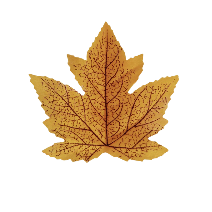 Clearance Bulk 50pcs Maple Leaves Autumn Decoration for Thanks Giving Cake Presentation & Packaging  Wholesale