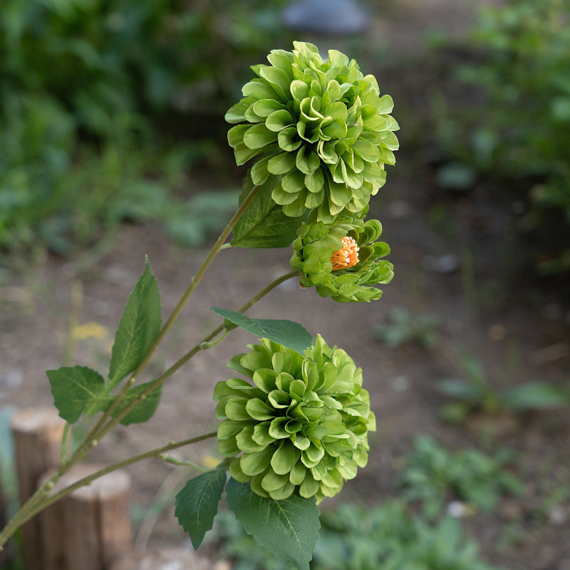 Tiges de souci en vrac de 29 pouces Branches Fleurs d'automne artificielles en gros