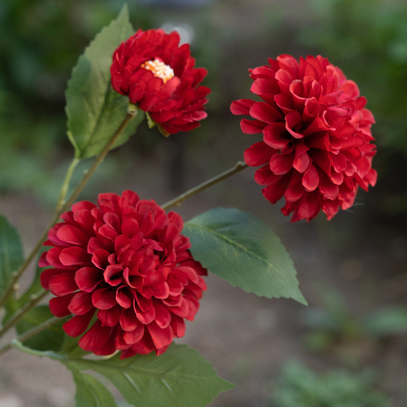Tiges de souci en vrac de 29 pouces Branches Fleurs d'automne artificielles en gros
