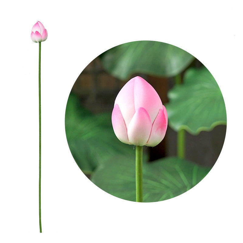 Tiges de lotus extra larges de 35 pouces en vrac, fleurs artificielles au toucher réaliste, vente en gros