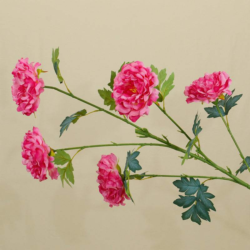 Bulk Extra Tall 50” Large Artificial Peony Flowers - Silk Faux Peonies for Home Decoration, Wedding, Living Room & Table Centerpieces Wholesale