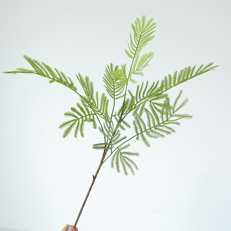 Bulk 2Pcs 35" Extra Long Faux Mimosa Artificial Flowers Plants Stems Wholesale