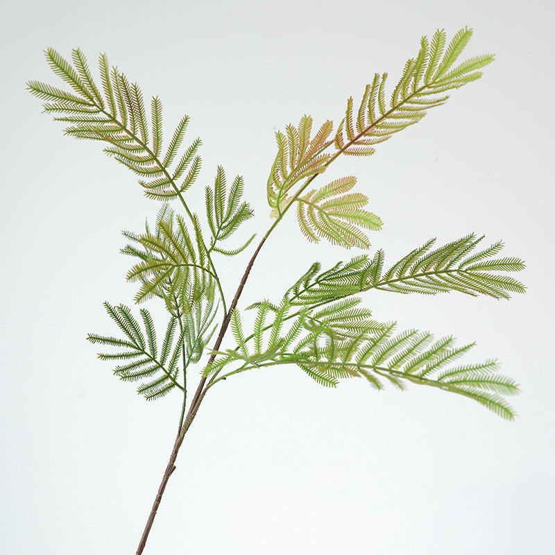 Bulk 2Pcs 35" Extra Long Faux Mimosa Artificial Flowers Plants Stems Wholesale