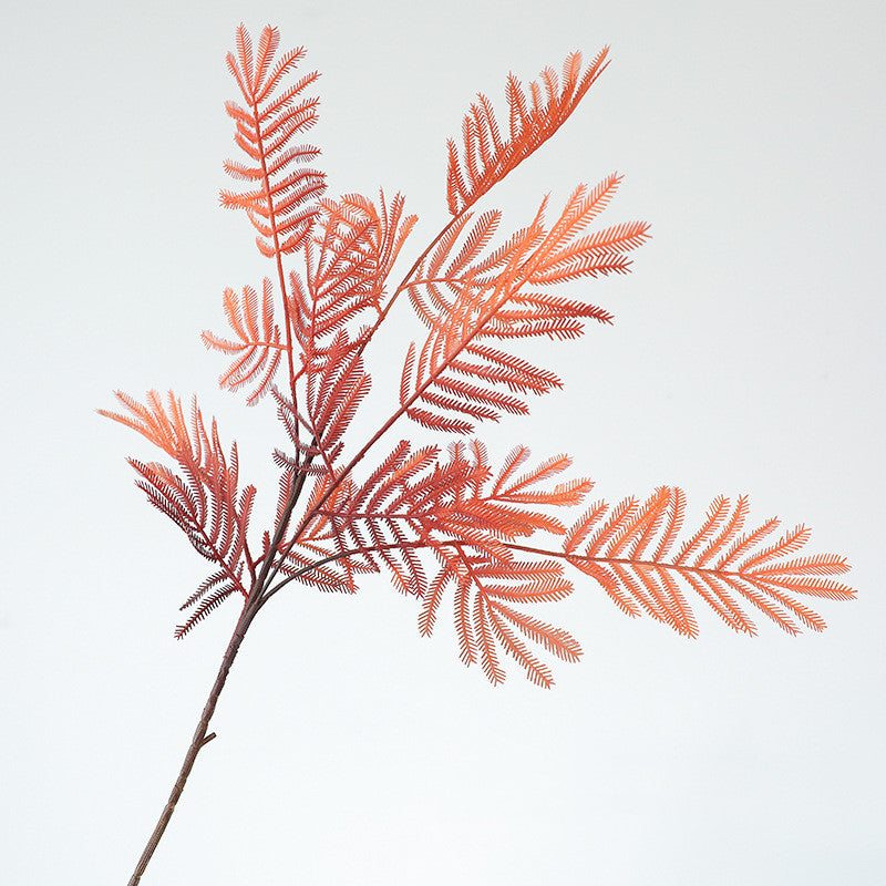 Bulk 2Pcs 35" Extra Long Faux Mimosa Artificial Flowers Plants Stems Wholesale