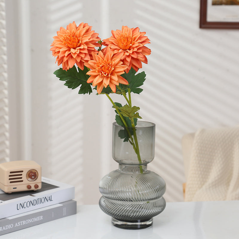 Bulk 20 inches Tall Dahlia Stem Spray Artificial Dahlia Silk Flowers Wholesale