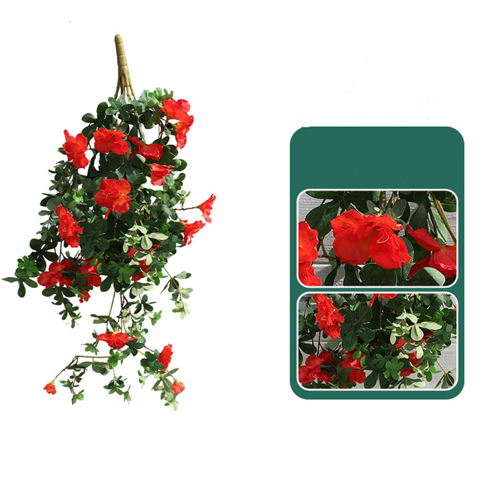 Bulk 40" Faux Hanging Azalea Bushy Flowers Rattan for Home Garden Room and Wedding Arch Decorations Wholesale