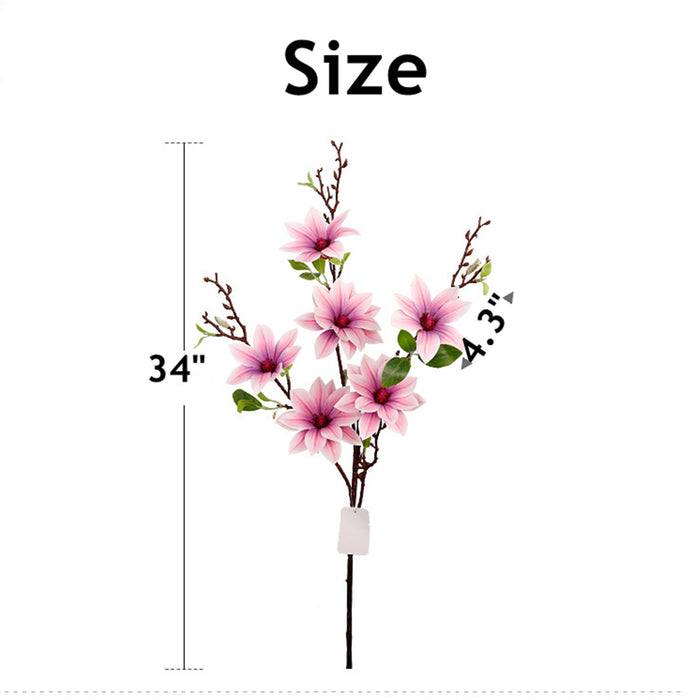 Bulk 34" Faux Magnolia Branch Spray Spring Flowers Wholesale