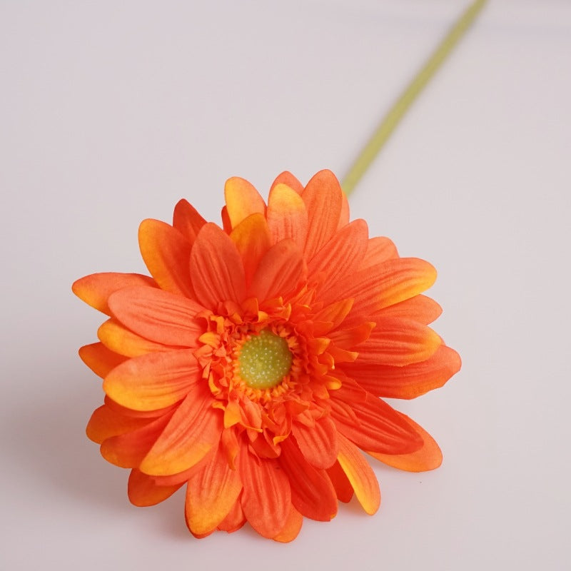 Premium 25.5" Real Touch Gerbera Daisy Stems - Lifelike Silk Floral Arrangements for Weddings & Home Decor