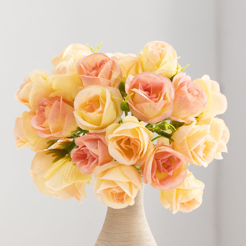 Bulk 13" Rose Bouquet Silk Rose Artificial Wholesale