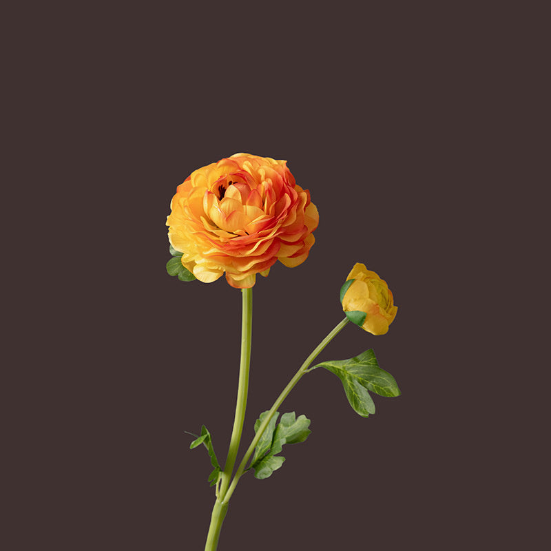 Bulk 20" Ranunculus Stems Artificial Silk Flowers for Wedding Home Decoration Wholesale