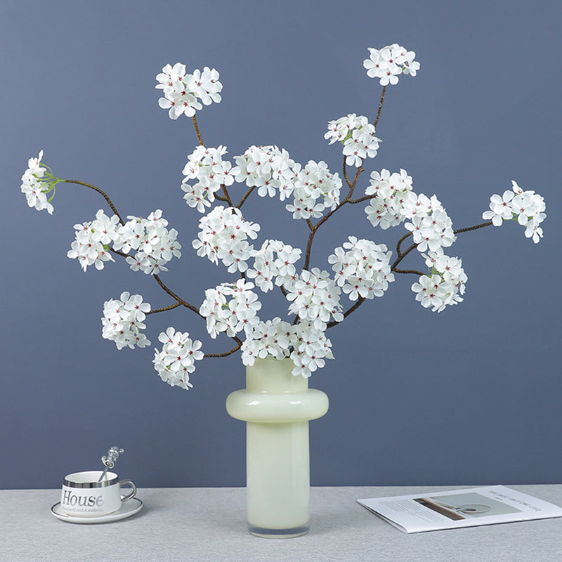 Bulk 35" Extra Long Pear Blossom Stems Artificial Spring Silk Flowers Wholesale