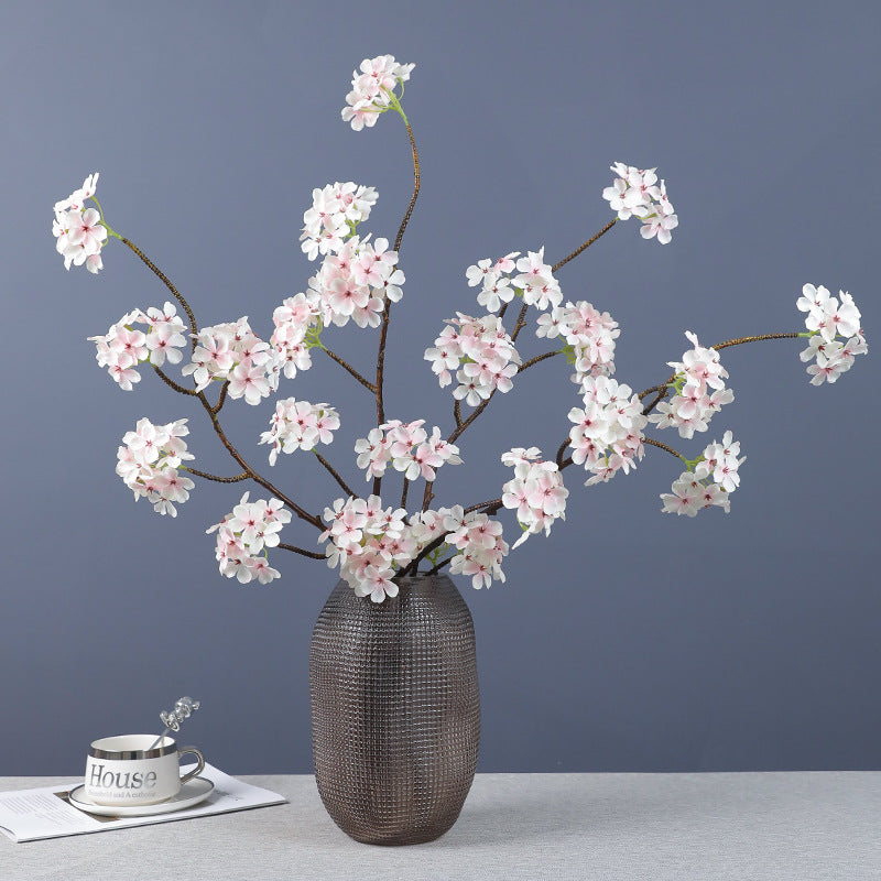 Bulk 35" Extra Long Pear Blossom Stems Artificial Spring Silk Flowers Wholesale