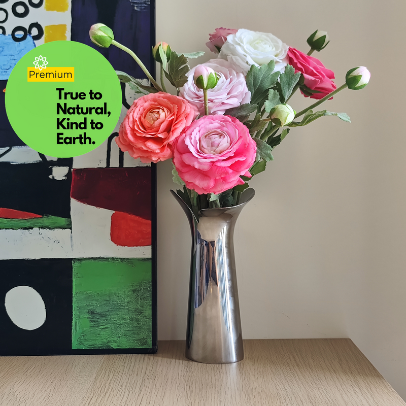 Tiges de renoncules au toucher réaliste de qualité supérieure