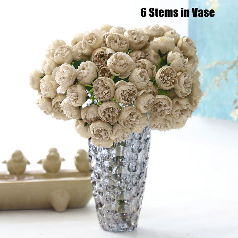 Bulk 2025 Modern Romance Wedding Shiny Peony Buds Bouquet for Wedding & Home Decorations