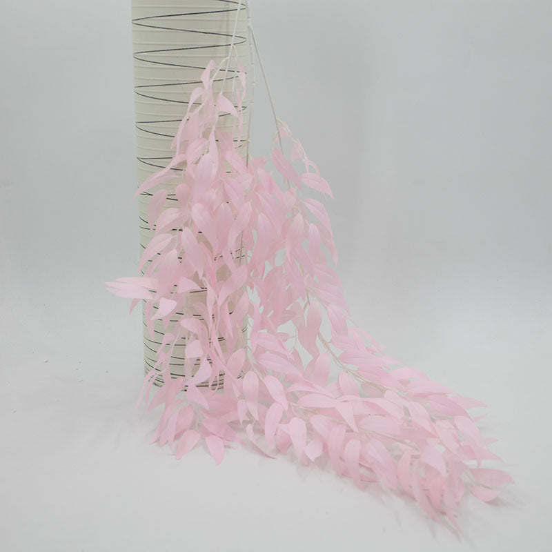 Bulk 39" Realistic Artificial Hanging Willow Leaf Twig Vines for Decoration Wholesale