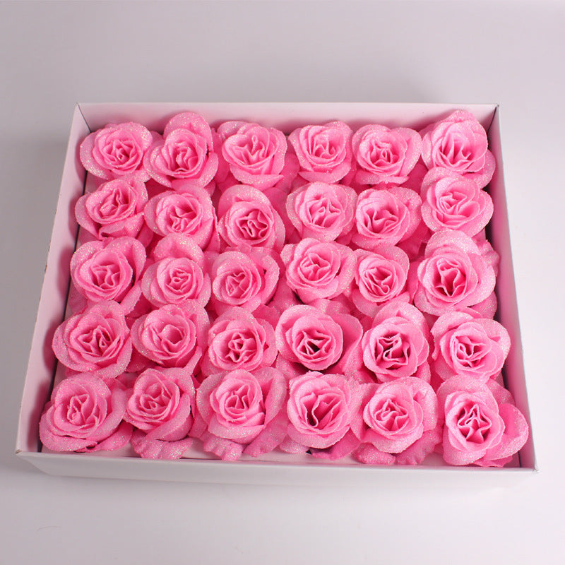 Bulk 30pcs DIY Glitter Roses Bouquet Perfect For Anniversary Weddings Wholesale
