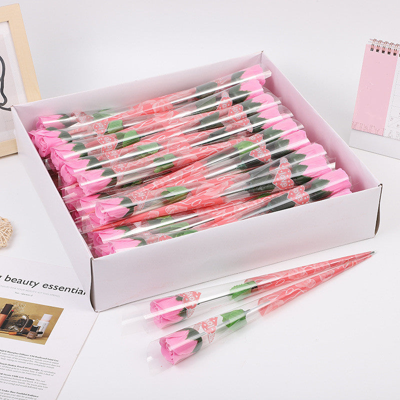 Bulk 60pcs Soap Rose Flower Box Valentine's Day Gifts Mother's Day Gifts Wedding Favors Wholesale