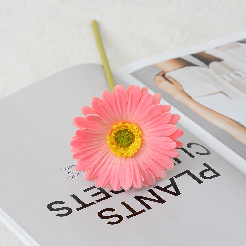 Bulk Clearance 11.8" Small Real Touch Artificial Daisy Gerbera Stems Wholesale