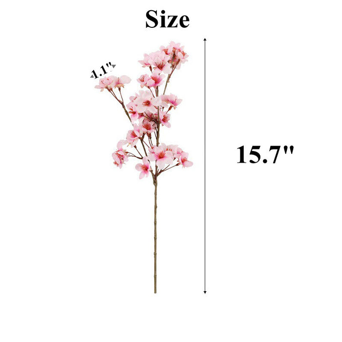 Bulk 15" Blush Cherry Blossom Tallos Ramas Flores de seda Artificial al por mayor