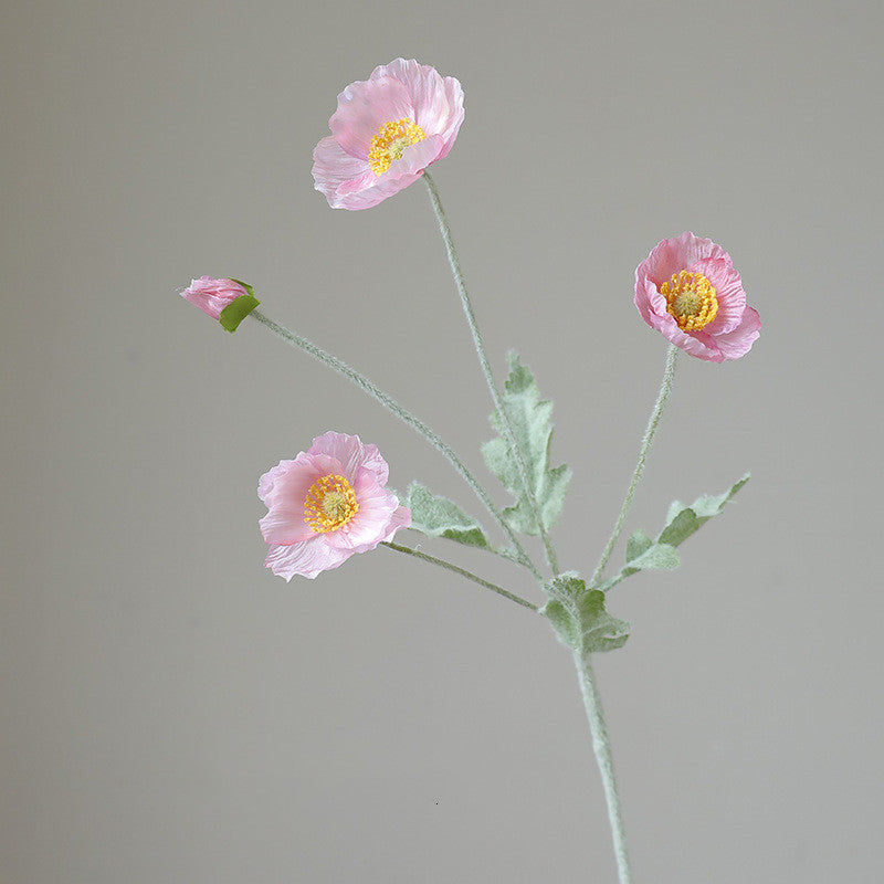 Bulk 21.6" 2025 Upgraded Poppy Spray Stems for Floral Arrangements Wholesale