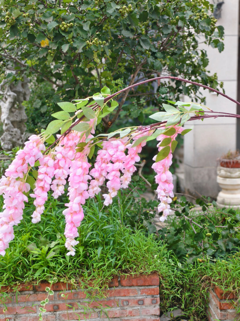 Clearance 2pcs Faux Wisteria Stems