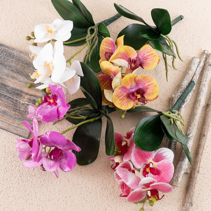 Bulk Plastic Orchids Bush for Crafts Bonsai Wholesale