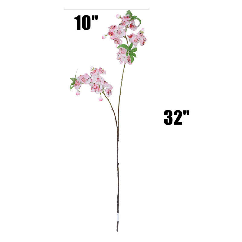 Bulk 32" Long Plum Blossom Branch Faux Spring Silk Flowers Wholesale