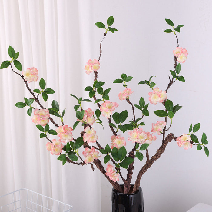 Bulk 31 inches Tall Plum Blossom Branch Stems Faux Silk Flowers Wholesale