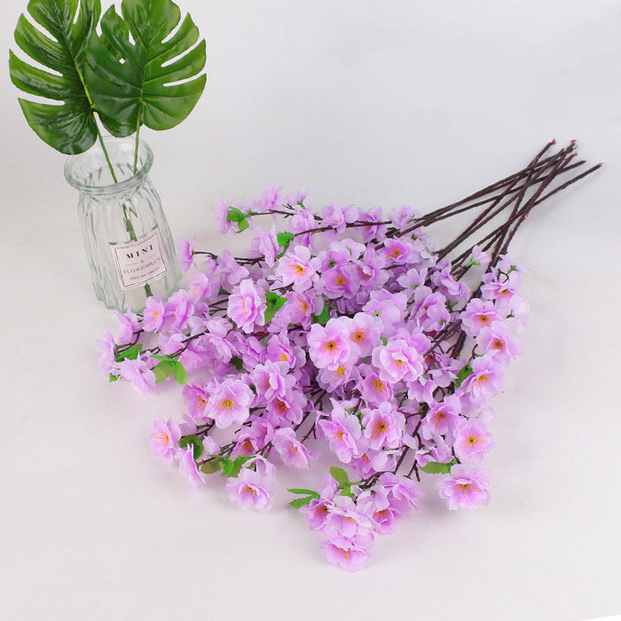 Bulk 10pcs Faux Plum Blossom Branches Stems Fake Spring Flowers Wholesale