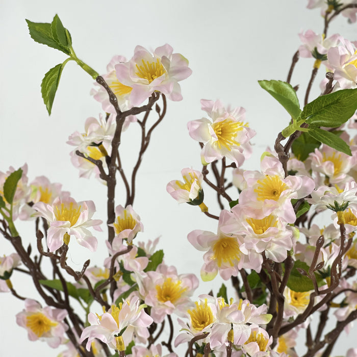 Bulk Exclusive 31" 4Pcs Long Plum Blossom Stems Spray Flowers Branches Silk Floral Arrangement Wholesale