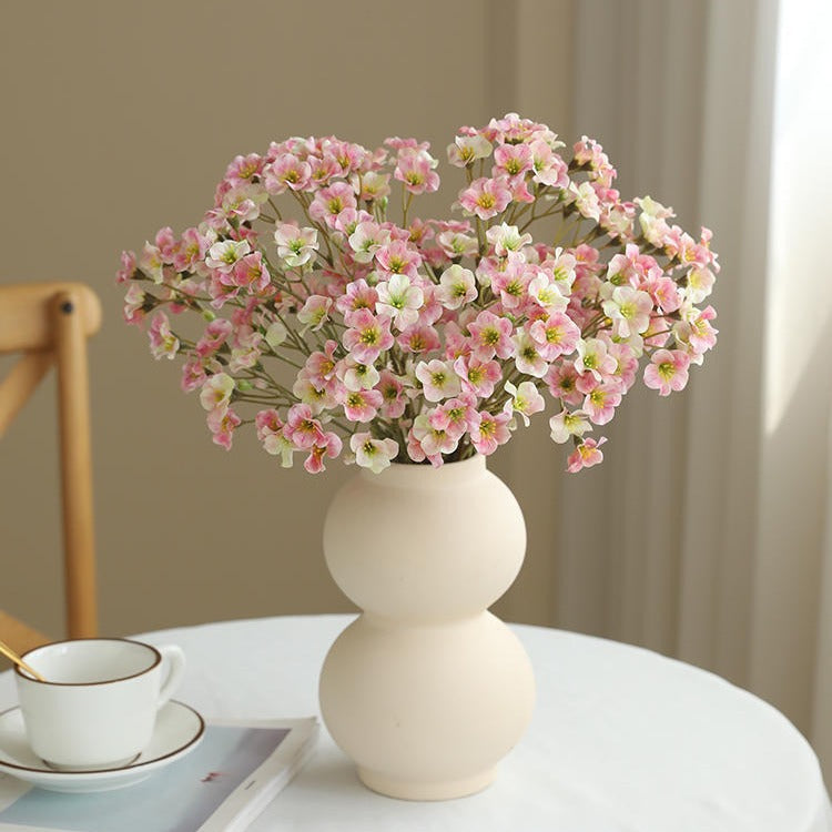 Bulk 2pcs Waxflower Stems Plum Floral Artificial Wholesale
