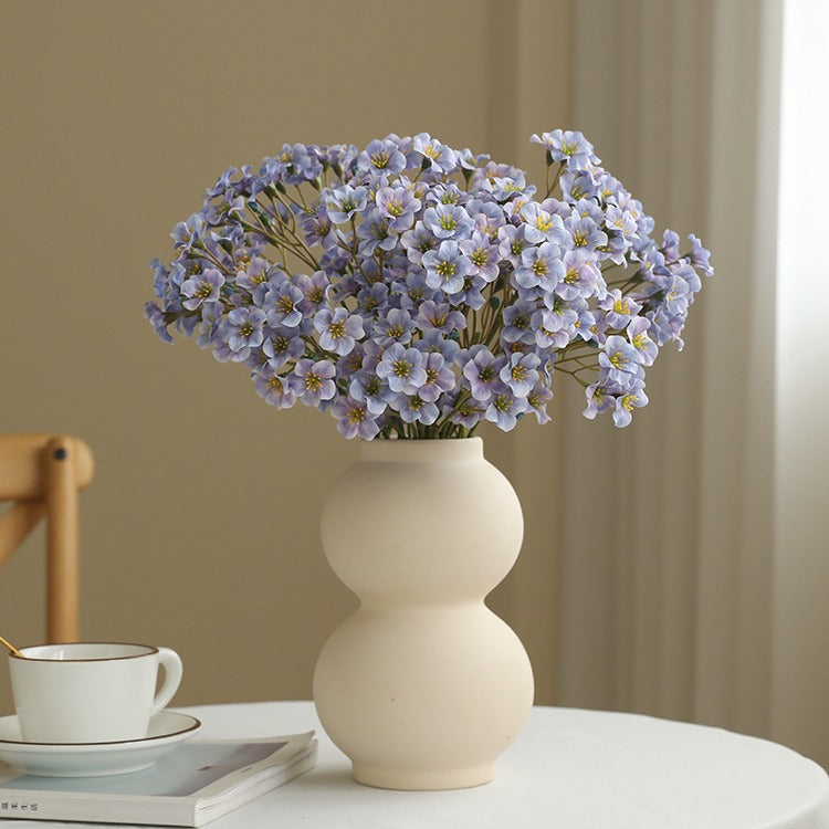 Bulk 2pcs Waxflower Stems Plum Floral Artificial Wholesale