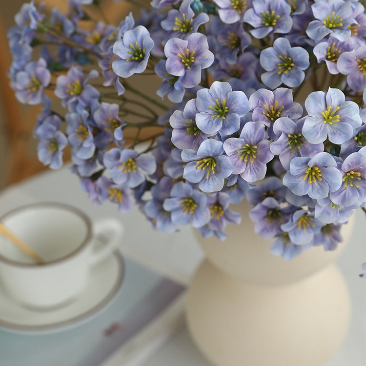 Bulk 2pcs Waxflower Stems Plum Floral Artificial Wholesale