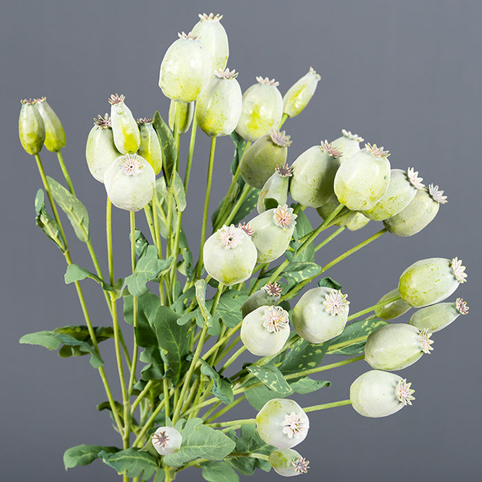 Bulk 27" Artificial Fruits Poppy Stems Spray Lifelike Model for Vase Home Party Decoration Wholesale