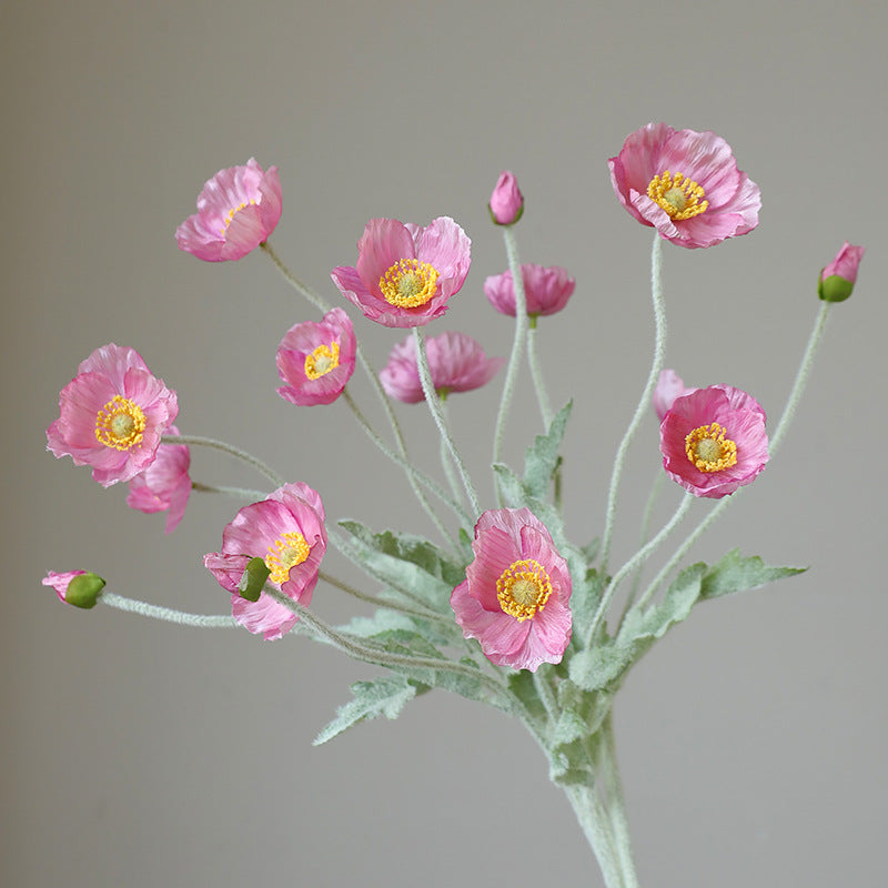 Bulk 21.6" 2025 Upgraded Poppy Spray Stems for Floral Arrangements Wholesale