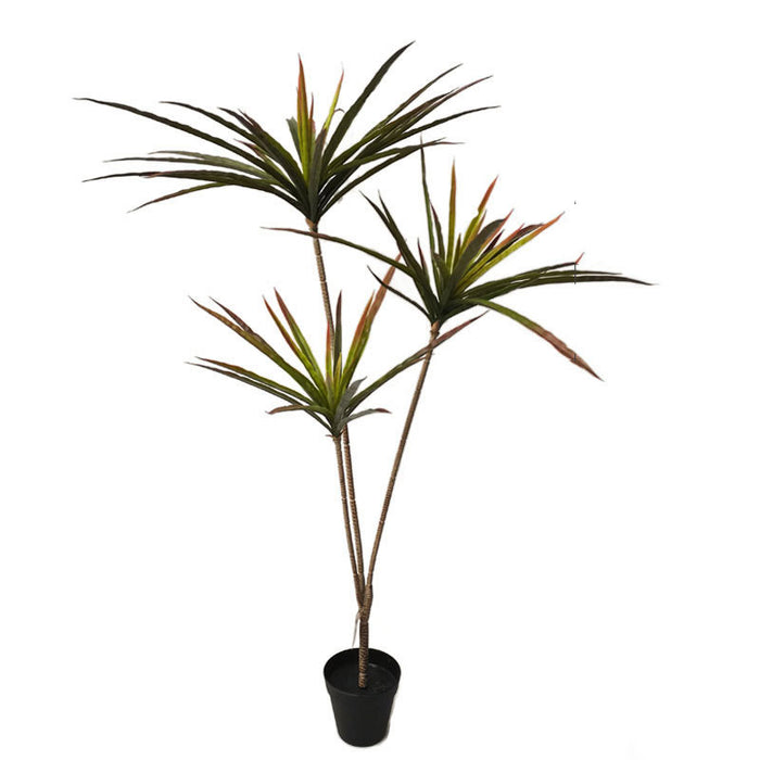 Bulk Greenery Red Plants Artificial Dracaena Plant Tree Wholesale