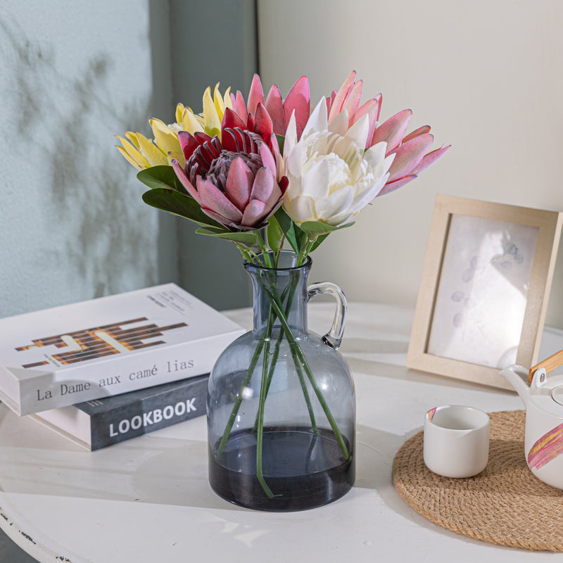 Lot de 12 tiges de Protea de 15 pouces pour vase de 9 pouces, compositions florales pour table de mariage, vente en gros