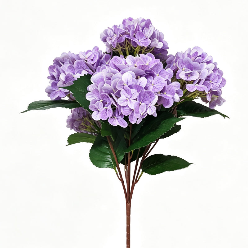 Premium 24" Real Touch UV Resistant Hydrangea – Large Faux Flowers for Outdoor Decor