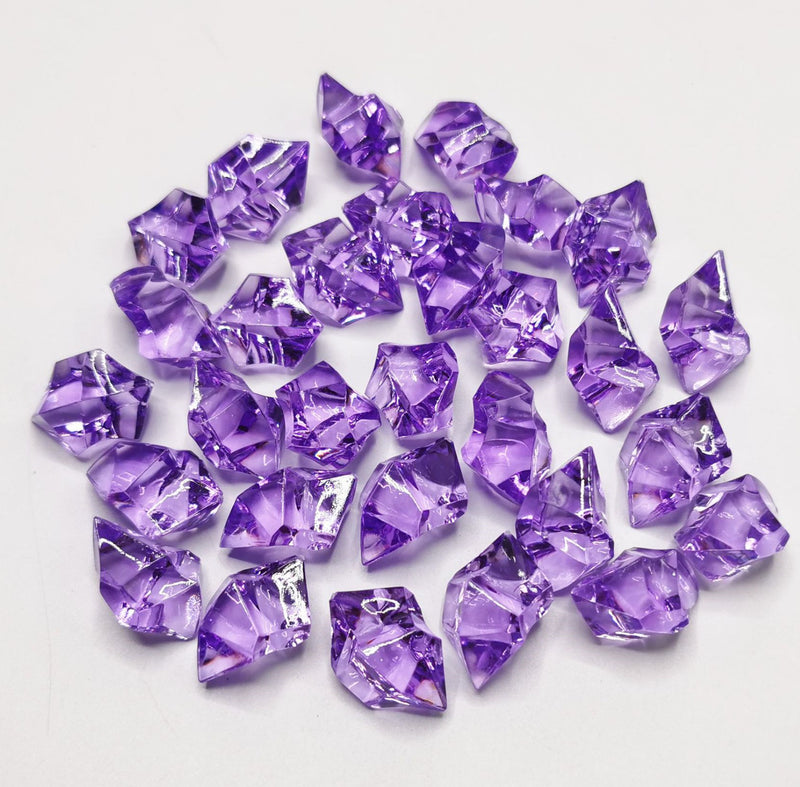 Bulk 250Pcs Vase Filler Crystal Crushed Ice Cubes Christmas Arrangements Wholesale