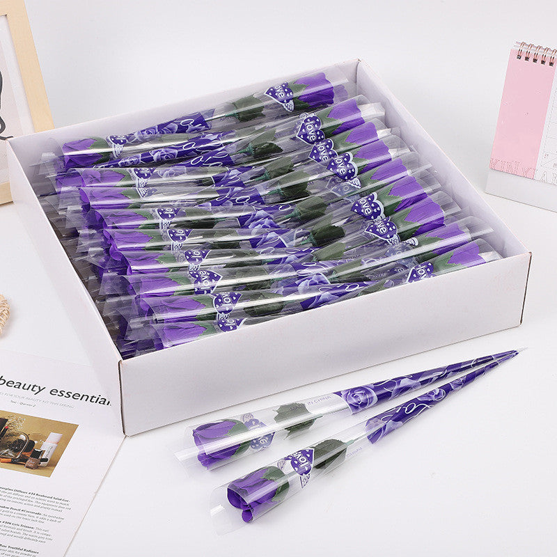 Bulk 60pcs Soap Rose Flower Box Valentine's Day Gifts Mother's Day Gifts Wedding Favors Wholesale