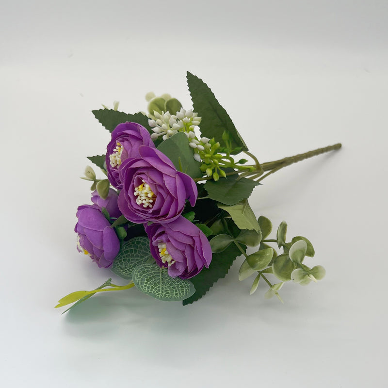 Bulk 10 Colors 10" Dreamy Small Peony Buds Bush Bouquets for Crafts Wholesale