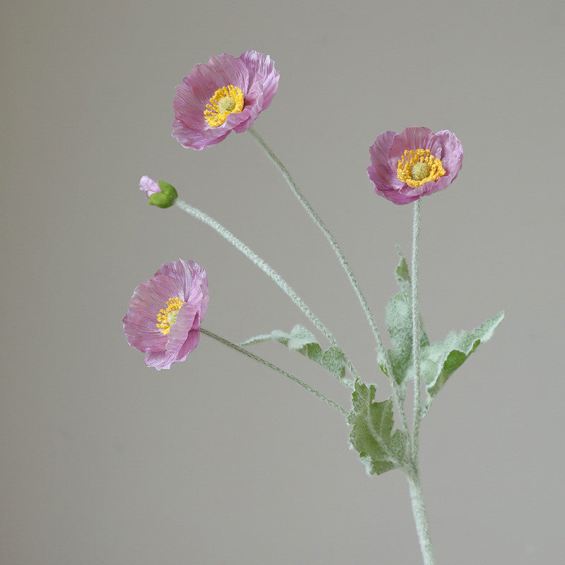 Bulk 21.6" 2025 Upgraded Poppy Spray Stems for Floral Arrangements Wholesale