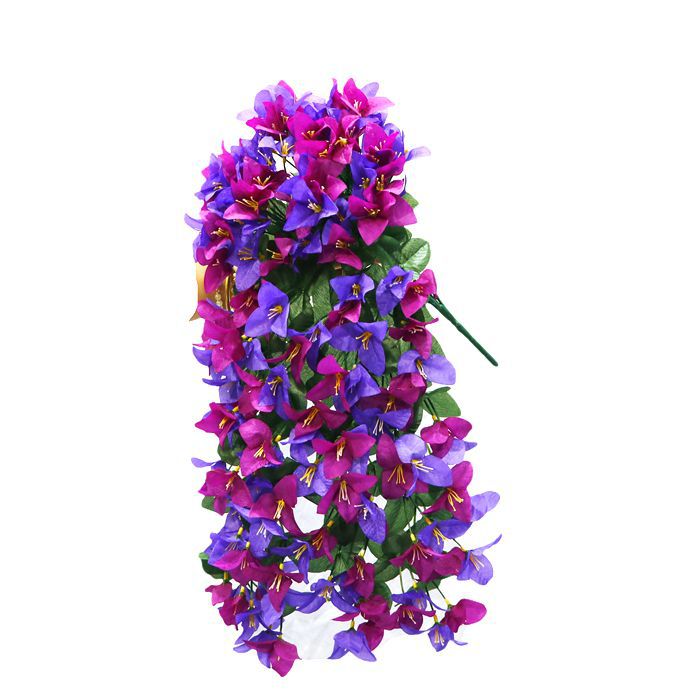 Bulk Bougainvillea Hanging Bush Artificial Flowers Plants for Outdoors Trailing Vines UV Resistant Autumn Decor Wholesale