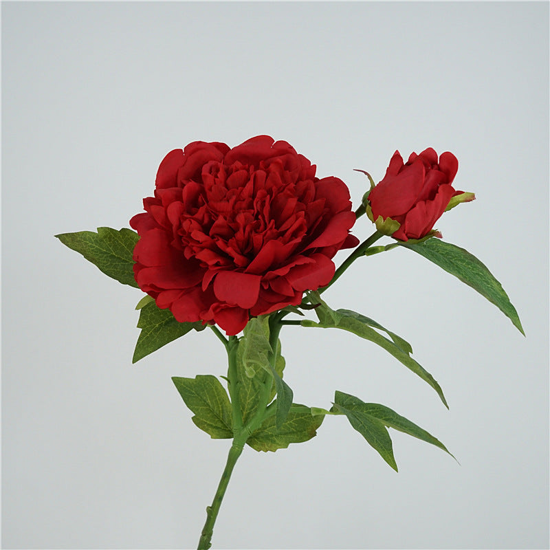 Tige de pivoine au toucher réaliste de qualité supérieure