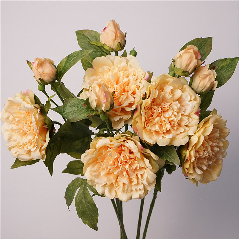 Tige de pivoine au toucher réaliste de qualité supérieure