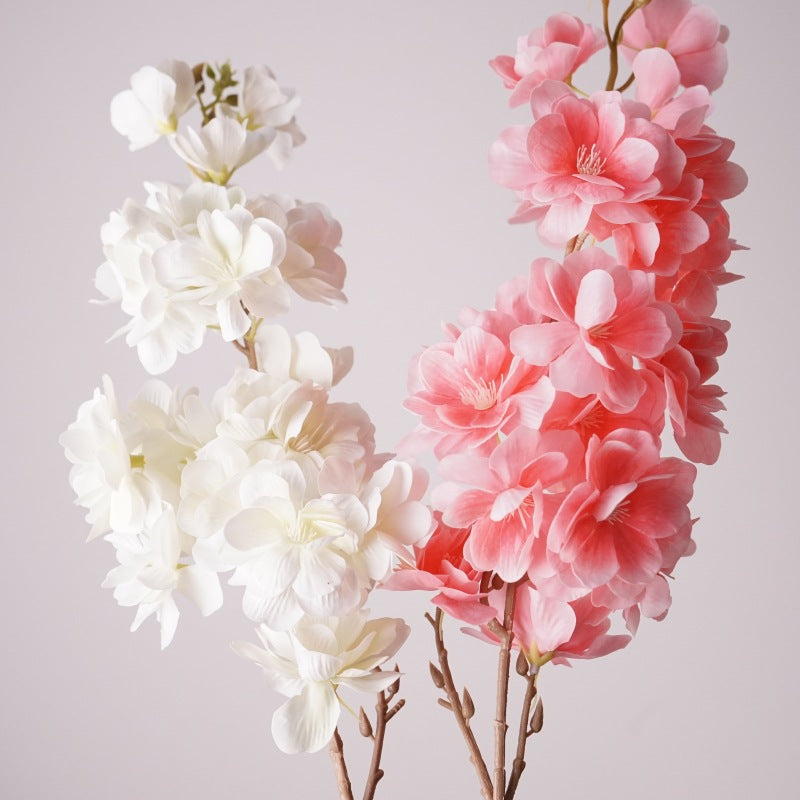 Premium 27.5" Real Touch Cherry Blossom - Lifelike Floral Arrangements for Weddings & Home Decor