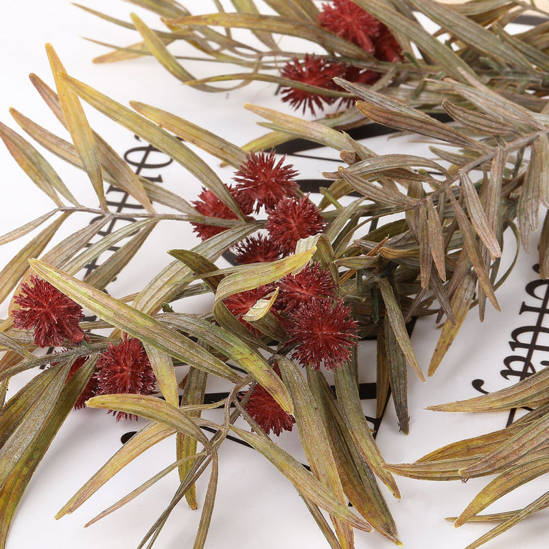 Bulk 21.6" Autumn Hued Artificial Acacia Fruit Branches for Floral Arrangements, Vases, Tabletop & Seasonal Decor