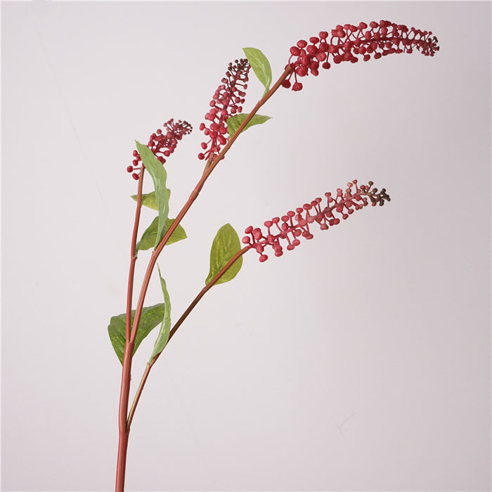 Bulk American Pokeweed Branches - 37" Tall Natural Fall & Winter Stems for Wedding Centerpieces and Home Decor Wholesale