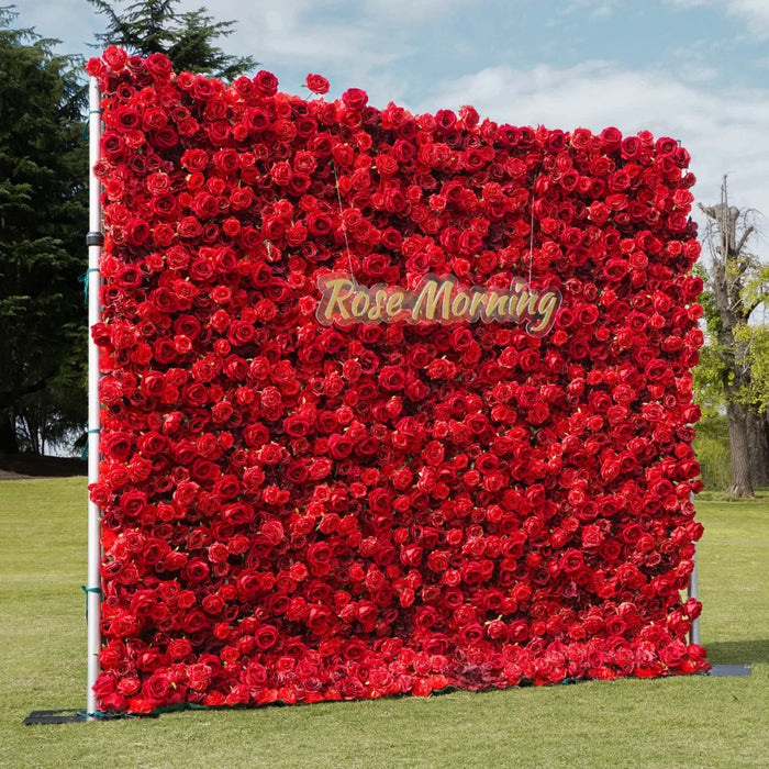 Bulk Customizable Luxury 5D Fabric Floral Wall Arrangement for Event Flower Wall Panels Wholesale